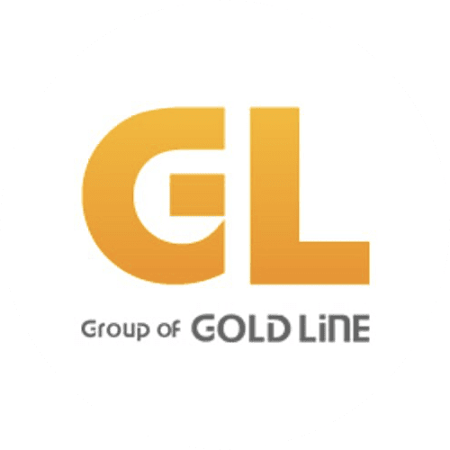 Logo gold line
