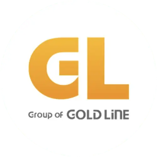 Logo gold line