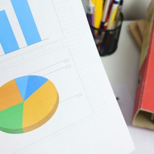 Photo by Cht Gsml Bar and pie charts on a document