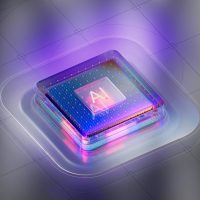 Photo by Milad Fakurian A square object with a purple light coming out of it